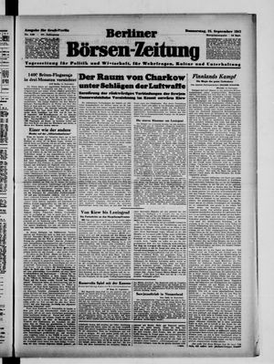 Berliner Börsen-Zeitung vom 25.09.1941