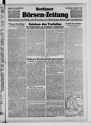 Berliner Börsen-Zeitung vom 25.10.1941