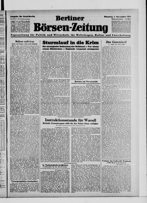 Berliner Börsen-Zeitung vom 04.11.1941