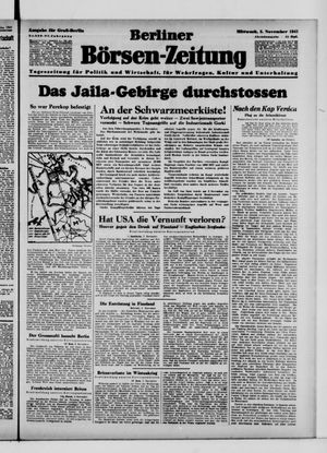 Berliner Börsen-Zeitung vom 05.11.1941