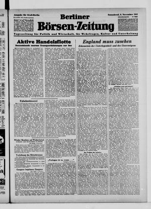 Berliner Börsen-Zeitung vom 08.11.1941