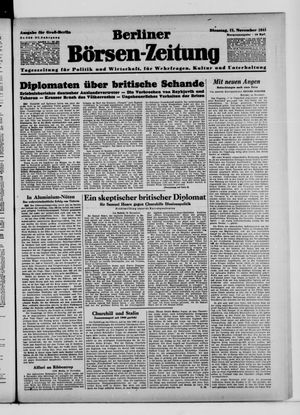 Berliner Börsen-Zeitung vom 11.11.1941