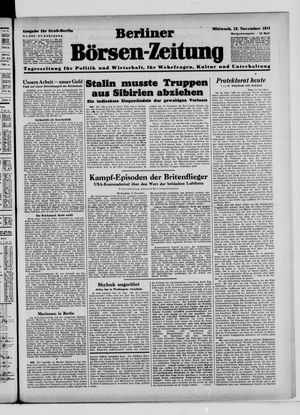 Berliner Börsen-Zeitung vom 12.11.1941