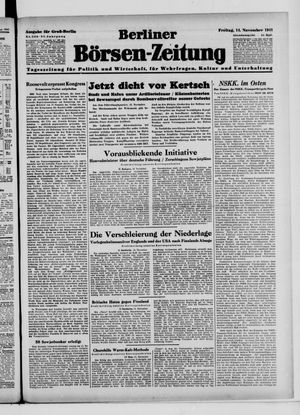 Berliner Börsen-Zeitung vom 14.11.1941