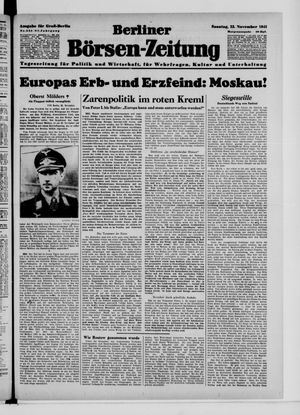 Berliner Börsen-Zeitung vom 23.11.1941
