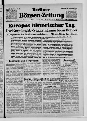 Berliner Börsen-Zeitung vom 28.11.1941