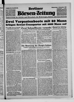 Berliner Börsen-Zeitung vom 04.12.1941
