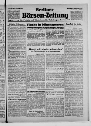 Berliner Börsen-Zeitung vom 05.12.1941