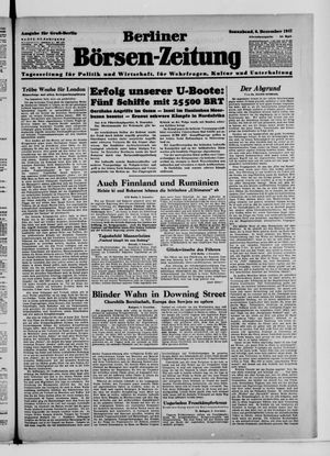 Berliner Börsen-Zeitung vom 06.12.1941