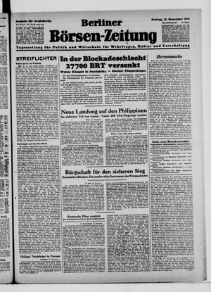 Berliner Börsen-Zeitung vom 12.12.1941