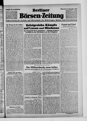 Berliner Börsen-Zeitung vom 24.12.1941