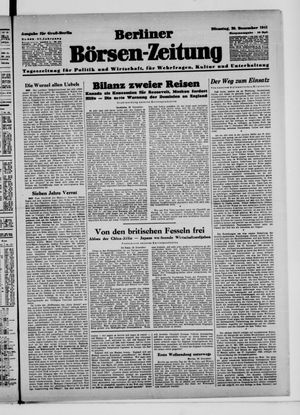Berliner Börsen-Zeitung vom 30.12.1941