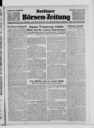 Berliner Börsen-Zeitung on Jan 6, 1942
