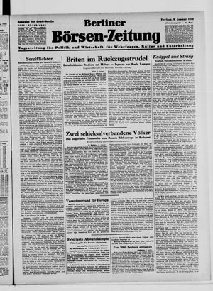 Berliner Börsen-Zeitung on Jan 9, 1942