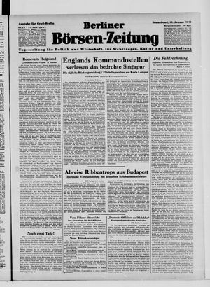 Berliner Börsen-Zeitung vom 10.01.1942