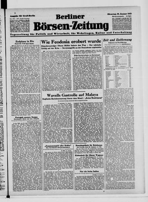Berliner Börsen-Zeitung vom 20.01.1942