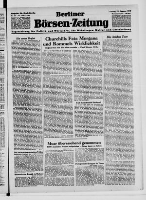 Berliner Börsen-Zeitung on Jan 25, 1942