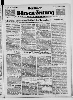 Berliner Börsen-Zeitung vom 27.01.1942