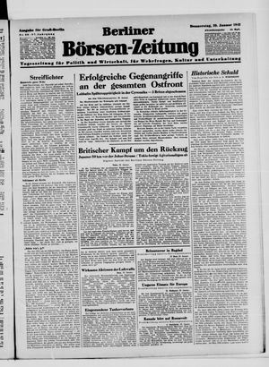 Berliner Börsen-Zeitung on Jan 29, 1942
