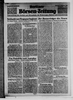 Berliner Börsen-Zeitung vom 01.02.1942