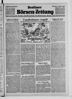 Berliner Börsen-Zeitung vom 04.02.1942