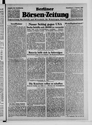 Berliner Börsen-Zeitung vom 07.02.1942