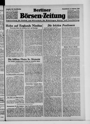 Berliner Börsen-Zeitung on Feb 14, 1942