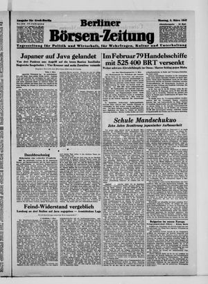 Berliner Börsen-Zeitung vom 02.03.1942