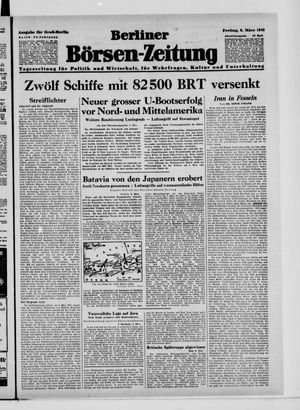 Berliner Börsen-Zeitung on Mar 6, 1942