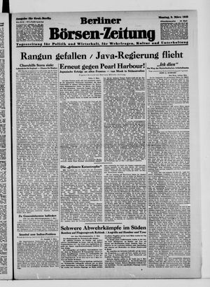 Berliner Börsen-Zeitung vom 09.03.1942