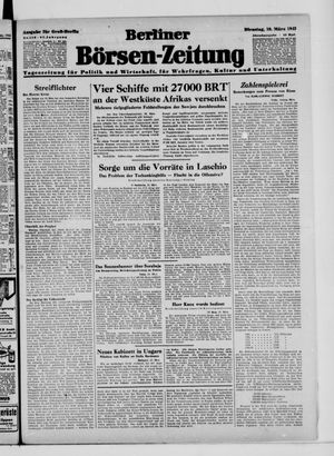 Berliner Börsen-Zeitung on Mar 10, 1942