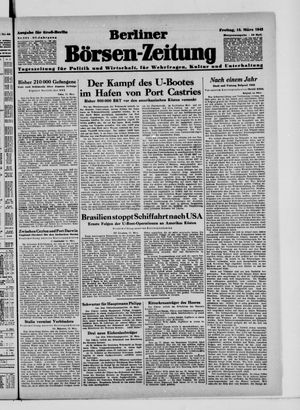 Berliner Börsen-Zeitung vom 13.03.1942