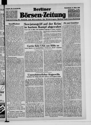 Berliner Börsen-Zeitung on Mar 14, 1942