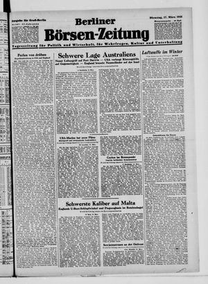 Berliner Börsen-Zeitung on Mar 17, 1942