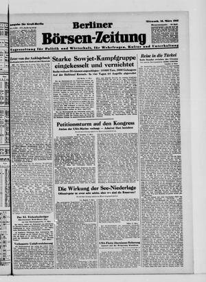 Berliner Börsen-Zeitung vom 18.03.1942