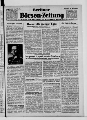 Berliner Börsen-Zeitung vom 22.03.1942