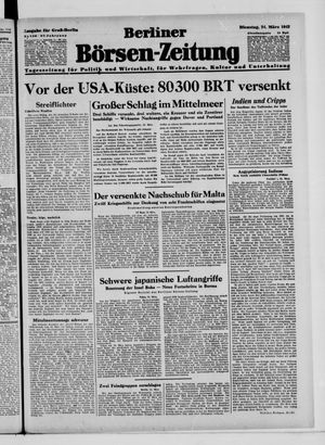 Berliner Börsen-Zeitung vom 24.03.1942