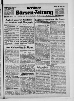 Berliner Börsen-Zeitung on Mar 30, 1942