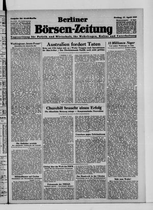 Berliner Börsen-Zeitung vom 17.04.1942