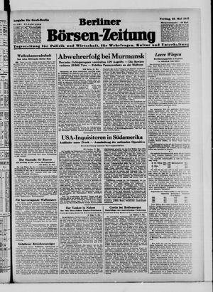 Berliner Börsen-Zeitung vom 22.05.1942