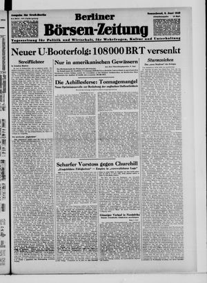Berliner Börsen-Zeitung vom 06.06.1942
