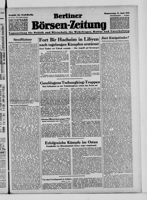 Berliner Börsen-Zeitung vom 11.06.1942