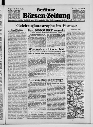 Berliner Börsen-Zeitung vom 07.07.1942