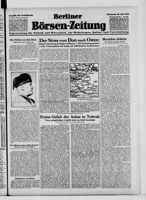 Berliner Börsen-Zeitung vom 29.07.1942