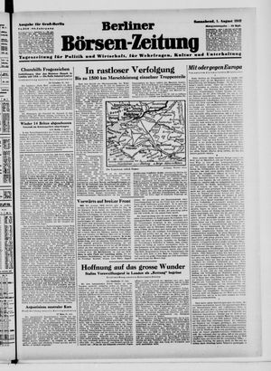 Berliner Börsen-Zeitung vom 01.08.1942