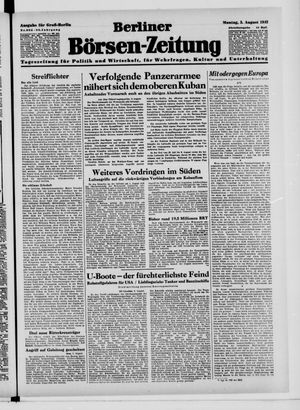 Berliner Börsen-Zeitung on Aug 3, 1942