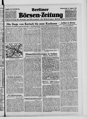 Berliner Börsen-Zeitung vom 13.08.1942
