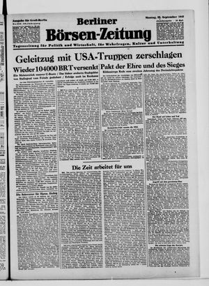 Berliner Börsen-Zeitung on Sep 28, 1942