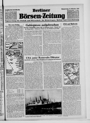 Berliner Börsen-Zeitung vom 15.10.1942