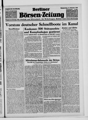 Berliner Börsen-Zeitung vom 15.10.1942